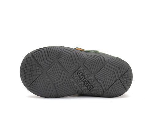 20-as D.D.Step Kisfiú bélelt bokacipő, rókás, emerald zöld